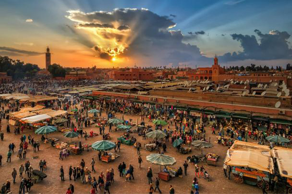 Visite guidée de Marrakech : Souk, medina, place jemaa el fna